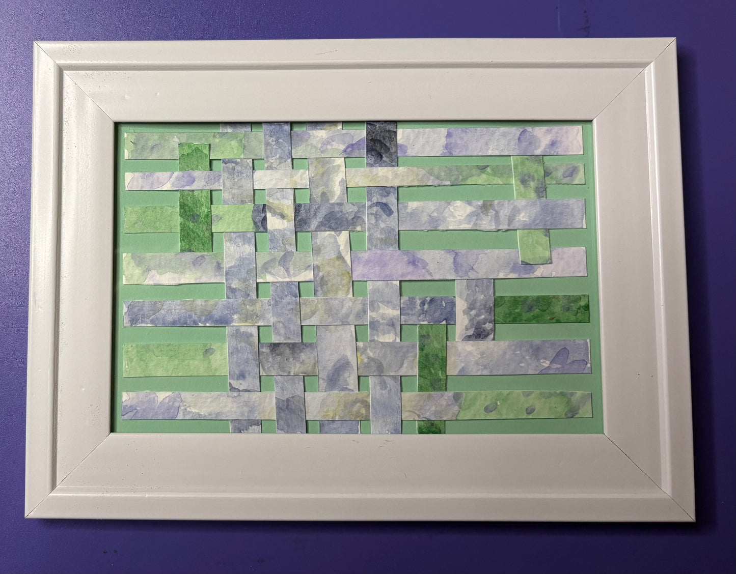 Framed Watercolor - Plaited Field