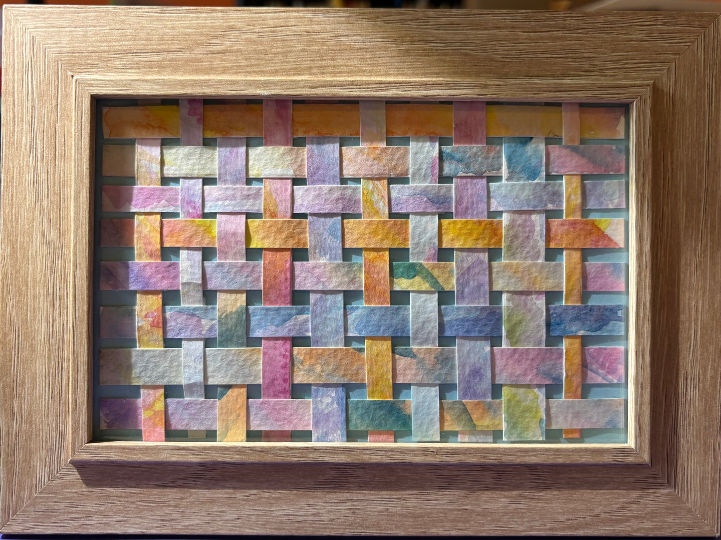 Framed Watercolor Light Trio