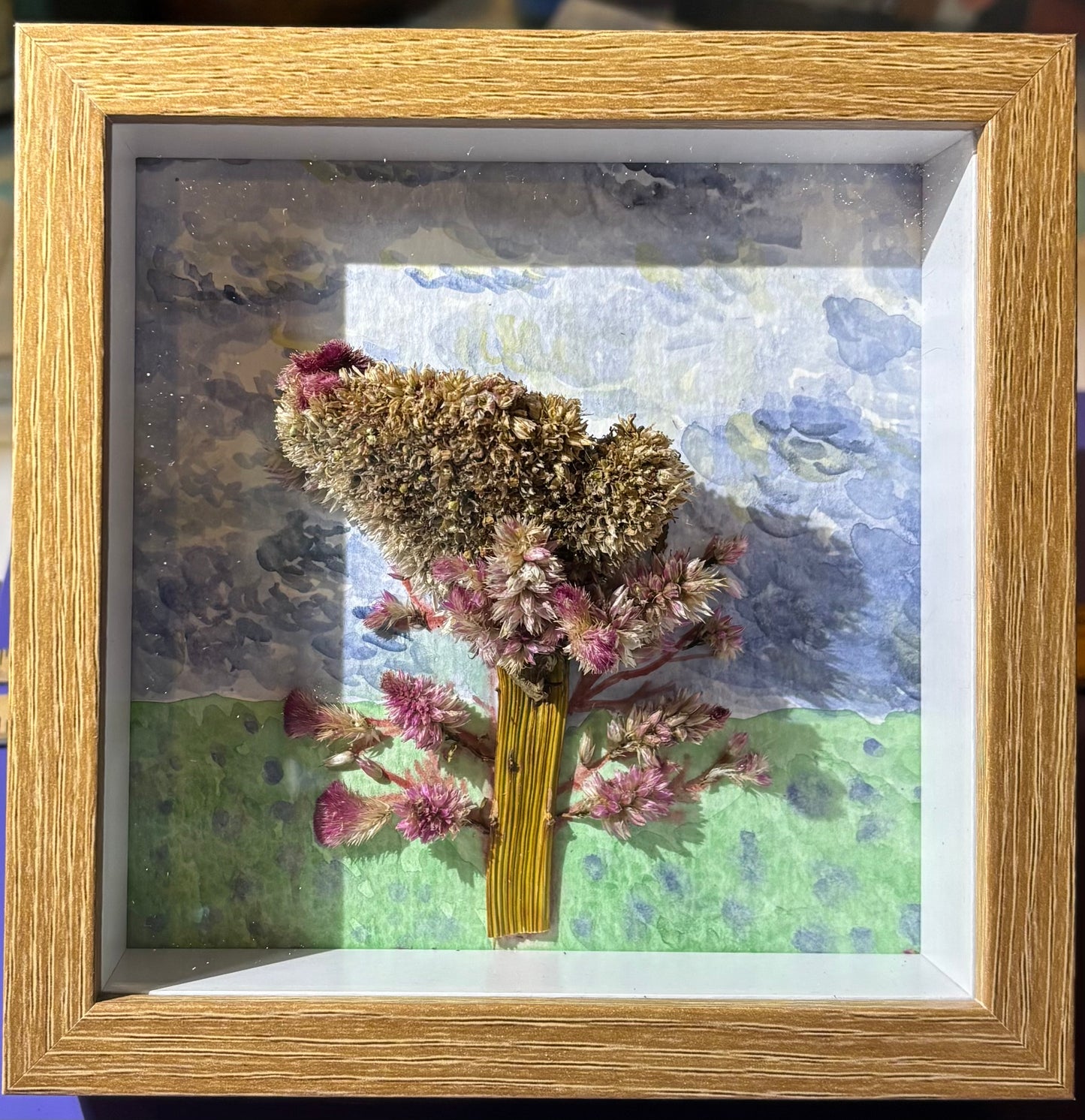 Framed Watercolor - Holding Ground