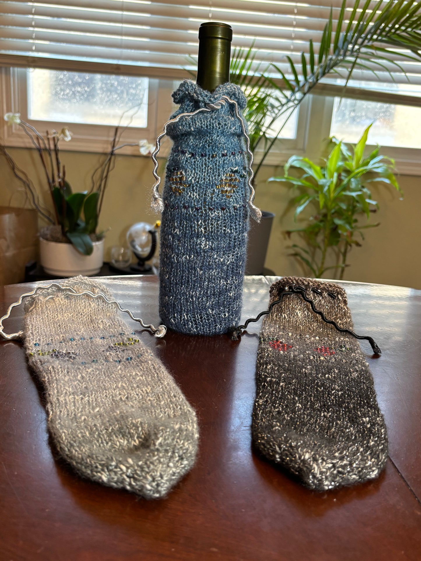 Beaded Cellar Sock
