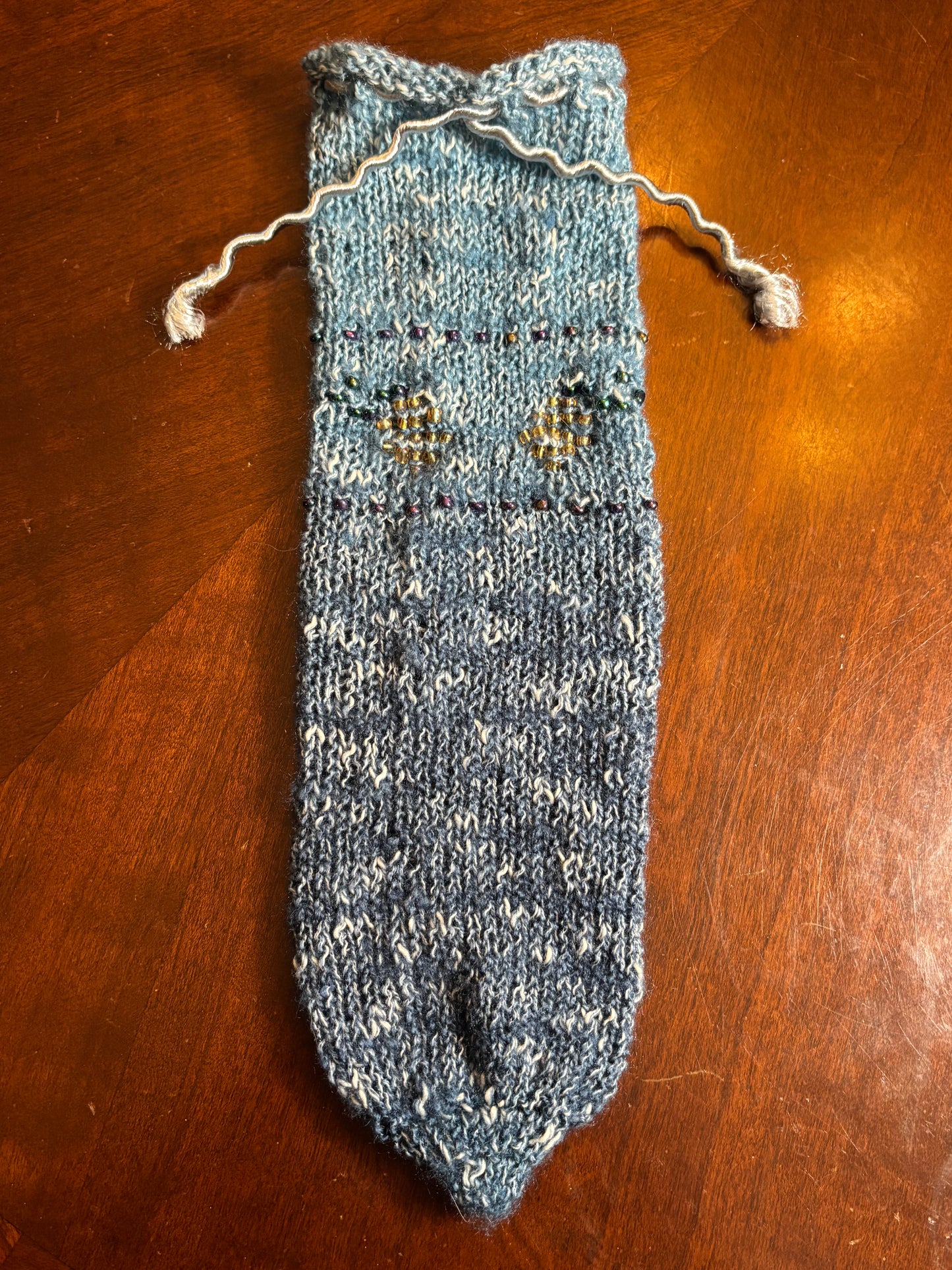 Beaded Cellar Sock